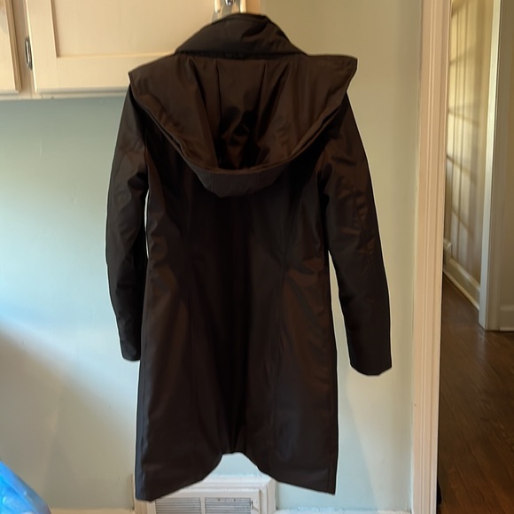 Post Card Full Length Down Winter Coat with Hood - Picture 4 of 10